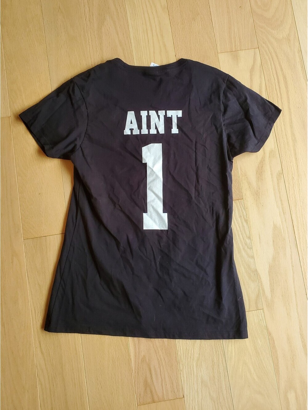 Russell Athletic Black Cotton T-Shirt Size M